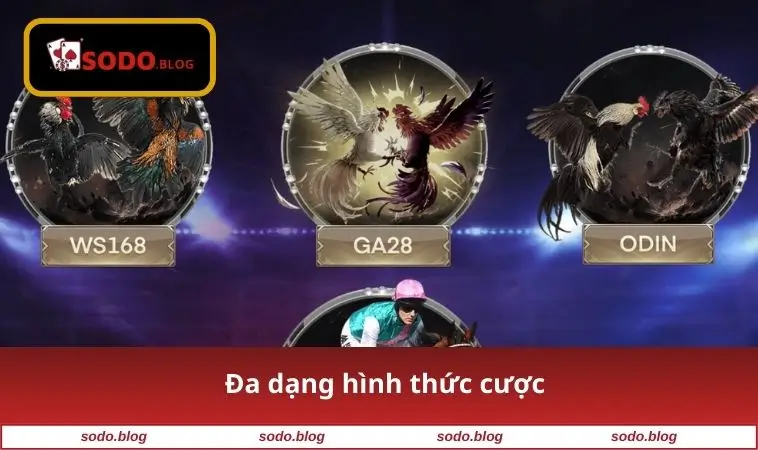 Đa dạng hình thức cược