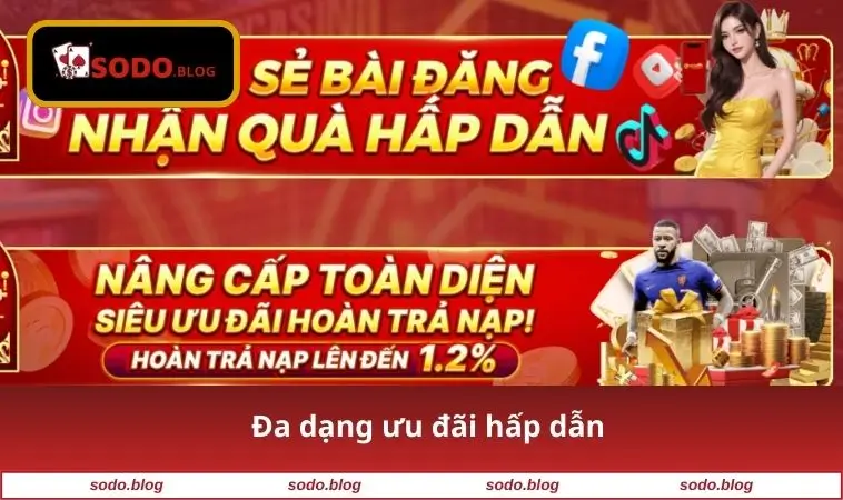 Khuyến Mãi SODO 1 Đa dạng ưu đãi hấp dẫn