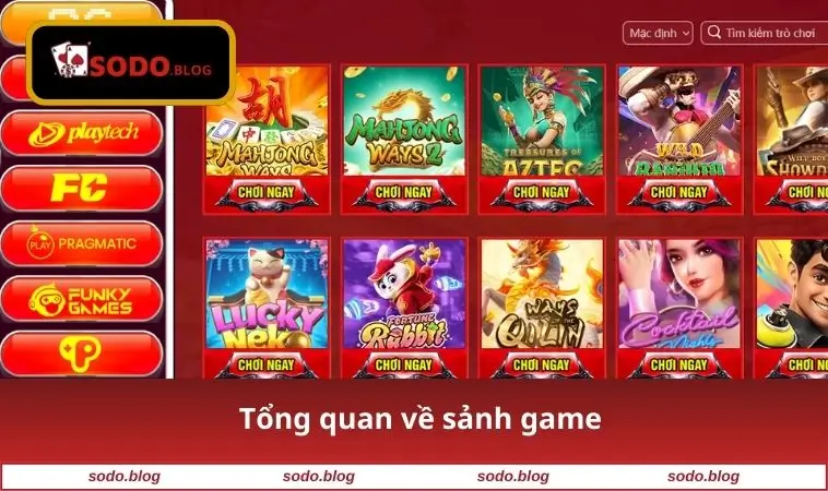 Tổng quan về sảnh game